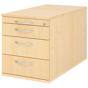 HAMMERBACHER TC30 Rollcontainer ahorn 4 Auszüge 42,8 x 80,0 x 51,2 cm