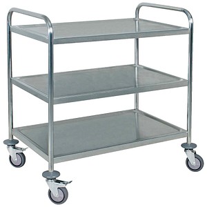 WIHEDÜ Servierwagen silber 86,0 x 54,0 x 94,0 cm