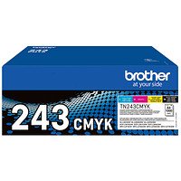 Brother TN-243CMYK MCVP 03 Noir(e) / Cyan / Magenta / Jaune Value
