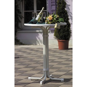 4043153054359 - Stehtisch Multiflex 26577000 110cm (H) 70x70cm (BxT) rund weiß   weiß 4043153054359 BEST