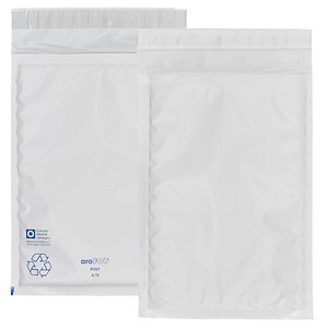 100 aroFOL® POLY Luftpolstertaschen 4/D weiß für DIN A5