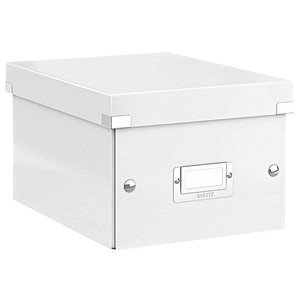AKTION:  LEITZ Click & Store Aufbewahrungsbox 7,4 l weiß 21,6 x 28,2 x 16,0 cm mit Prämie nach Registrierung
