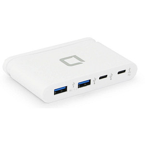 Dicota USB-C Portable Hub 4-in-1 USB-Hubs - 4 - Weiß