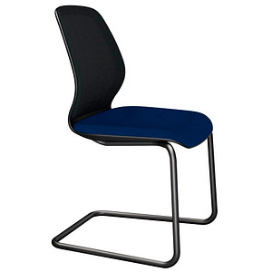 4049694003993 - Besucherstuhl sedo blau schwarz   schwarz ohne Armlehnen Freischwinger 4049694003993 Sedus