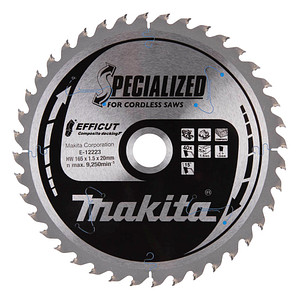 0088381584760 -  E-12223 EFFICCUT Kreissägeblatt 1650 mm 40 Zähne 0088381584760 makita