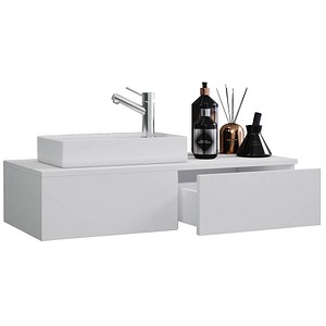 4051814381171 - 2-tlg Set Waschplatz für Gäste WC Gästebad Waschtisch Toilette Badmöbel Badezimmer Set - Gudas 4051814381171 - 2-tlg Set Waschplatz für Gäste WC Gästebad Waschtisch Toilette Badmöbel Badezimmer Set - Gudas