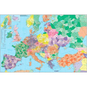 4016946080590 - Landkarte Europa 13600000 140x100cm pinnbar