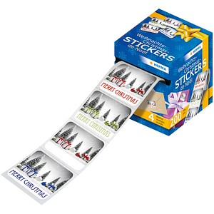 200 HERMA Aufkleber 15138 Weihnachtsmotive