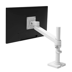 ergotron Monitor-Halterung NX 45-669-216 weiß für 1 Monitor, Tischklemme, Tischbohrung