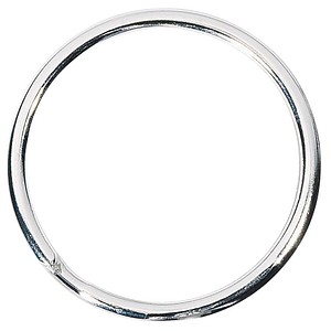 WEDO Schlüsselring silber, 100 St.