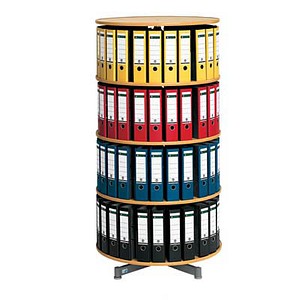 Ordnerdrehsäule buche für bis zu 96 Ordner