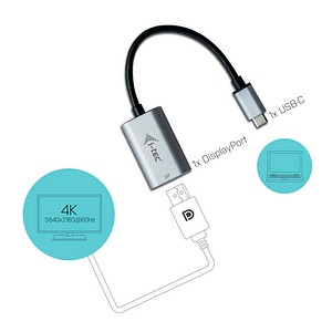 8595611702617 - Itec - i-tec usb-c Metal Displayport Adapter 60Hz C31METALDP60HZ (C31METALDP60HZ)