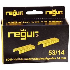 Regur Tackerklammern 53/14, 53/14, Stahldraht verzinkt 4001973553148 Regur 5000 Stück