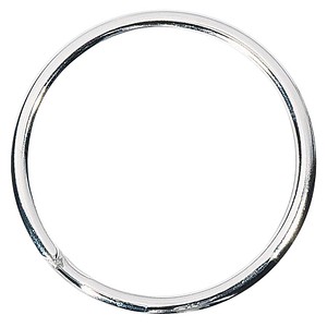 WEDO Schlüsselring silber, 100 St.