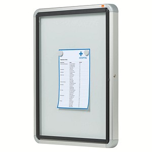 Schaukasten silber 4x DIN A4