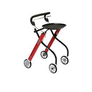 7350037880032 - Indoor Rollator Lets Go rot schwarz 1 St