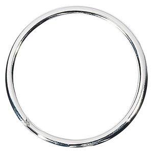 WEDO Schlüsselring silber, 100 St.