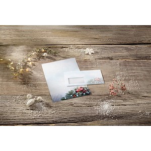 4004360770081 - SIGEL Weihnachtsbriefpapier Candlelight Cheer Motiv DIN A4 90 g qm 100 Blatt