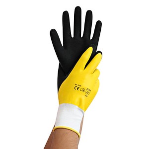 4015544710366 - unisex Arbeitshandschuhe Wet Protect schwarz Größe 7 12 Paar