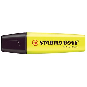 4006381333627 - Textmarker STABILO® BOSS Original Keilspitze lichtbeständig schnell trocknend gelb 1 Stück 4006381333627 - Textmarker STABILO® BOSS Original Keilspitze lichtbeständig schnell trocknend gelb 1 Stück
