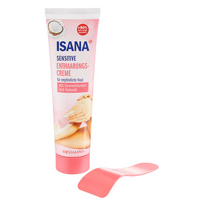 ISANA Enthaarungscreme SENSITIVE 150 ml Feuchtigkeitsspendend