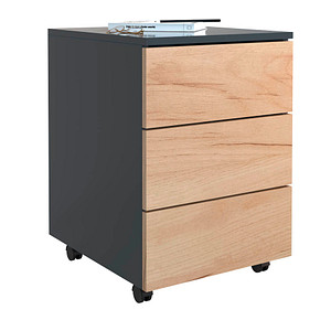 4051814419348 - Rollcontainer Beistellcontainer mit Schubladen Maße ca H 55 x B 39 x T 45 70 cm Bürocontainer - Dalosa 3 Schubladen 4051814419348 - Rollcontainer Beistellcontainer mit Schubladen Maße ca H 55 x B 39 x T 45 70 cm Bürocontainer - Dalosa 3 Schubladen