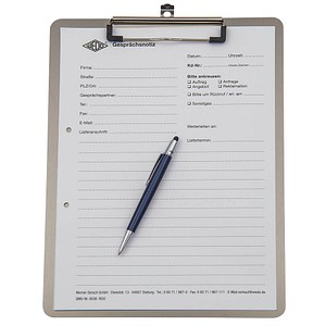 4003801873091 - Klemmbrett 578171 DIN A4 anthrazit Aluminium 1 St