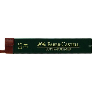 4005401000303 - FABER-CASTELL SUPER-POLYMER Feinminen-Bleistiftminen schwarz H 05 mm 12 St 4005401000303 - FABER-CASTELL SUPER-POLYMER Feinminen-Bleistiftminen schwarz H 05 mm 12 St