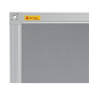 FRANKEN Pinnwand X-tra!Line 180,0 x 90,0 cm Textil grau
