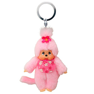 4905610242467 - Schlüsselanhänger Kirschblüte rosa 4905610242467 Monchhichi