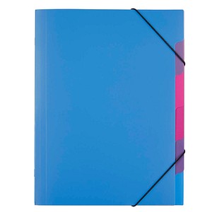 Pagna Ordnungsmappe Funky School 41803-13, 5-teilig blanko, hellblau, A4, 5 Fächer 4009212041784 Pagna