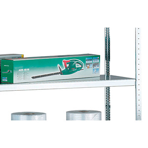 4004514200839 - SCHULTE Weitspannregal mit Stahlboden Höhe 2500 mm Spannweite 1500 mm Anbauregal Tiefe 800 mm