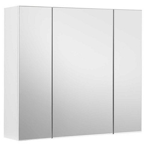 VASAGLE Spiegelschrank weiß 60,0 x 15,0 x 55,0 cm