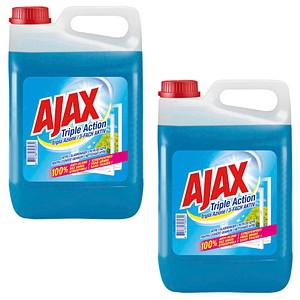 AJAX 3-FACH AKTIV Glasreiniger 2x 5,0 l