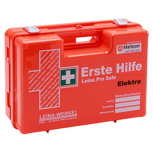4011166211090 - Erste Hilfe-Koffer Pro Safe DE ABS-Kunststoff Orange Inhalt gem DIN 13157 Elektro