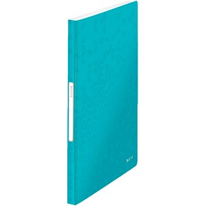 Leitz Sichtbuch WOW 4632-00-51, eisblau metallic, A4, mit 40 Hüllen, Polypropylen (PP) 4002432106165 Leitz