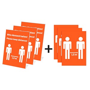 3 SIGEL Tischaufsteller für DIN A4