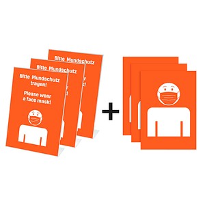 3 SIGEL Tischaufsteller für DIN A4