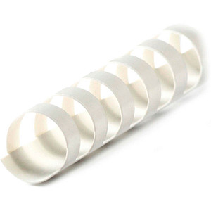 4250504520962 - 100 Kunststoffbinderücken weiß für 125 Blatt 4250504520962 100 Stück