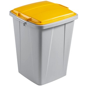 DURABLE Durabin 90 Mülleimer 90,0 l grau, gelb, 1 St.