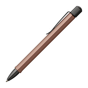 4005401405849 - Kugelschreiber Hexo braun Schreibfarbe schwarz 4005401405849 Faber-Castell