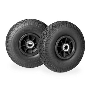 4052025913793 - 2x Sackkarrenrad pannensichere Vollgummireifen 300-4 Zoll 20 mm Achse bis 80 kg 260 x 85 mm schwarz - Relaxdays 4052025913793 - 2x Sackkarrenrad pannensichere Vollgummireifen 300-4 Zoll 20 mm Achse bis 80 kg 260 x 85 mm schwarz - Relaxdays