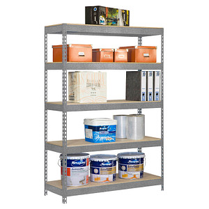 8435104938645 - Simonrack Schwerlastregal KIT BRICOFORTE 1006-5 CHIPBOARD 778100040201065 verzinkt 1000 x 600 x 2000 cm