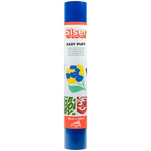 Siser® Easy Puff Transferfolie für Schneideplotter in Blau 30,0 x 50,0 cm zur Textilveredelung mit 3D-Effekt
