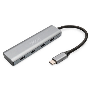 DIGITUS USB-Hub DA-70246 4-fach grau