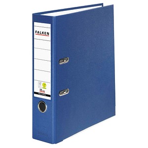 FALKEN Color Ordner blau Kunststoff 8,0 cm DIN A4, 1 St.