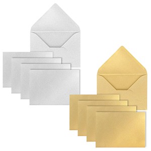 9002222160204 - Briefumschläge DIN C7 ohne Fenster farbsortiert nassklebend 9002222160204 10 Stück