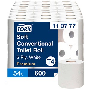 TORK Toilettenpapier Soft T4 Premium 2-lagig, 54 Rollen