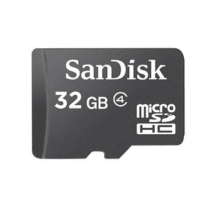 SanDisk Speicherkarte microSDHC-Card 32 GB SanDisk Speicherkarte microSDHC-Card 32 GB