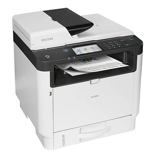 RICOH M 320FB 4 in 1 Laser-Multifunktionsdrucker grau